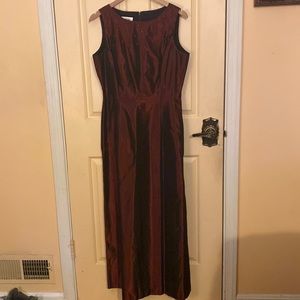 Party Gown Dark Wine Color